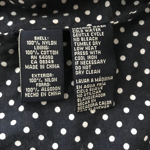 Jones New York Signature Navy Quilted Barn Jacket - Picture 4 of 7